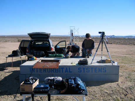 The recording bunker